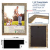 11X14 Rustic White Washed Picture Frame With Plexiglass Holder