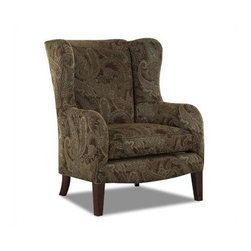 Klaussner Polo Ruins Espresso Club Chair - Products