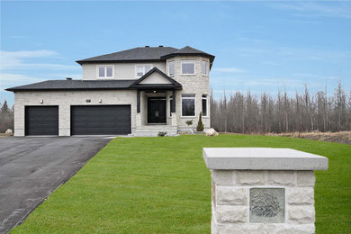 Example of a trendy home design design in Ottawa