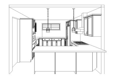 drawing kitchen