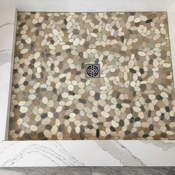 MASTER BATHROOM - Complete Remodel Free Standing Tub / Corner Subway Tile Show