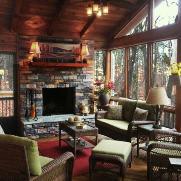 Rustic Screened Porch