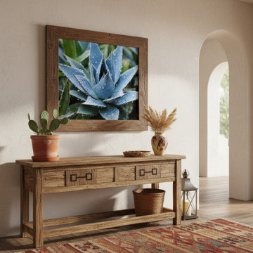 Delicate Agave Southwestern/Desert Modern Wall Art