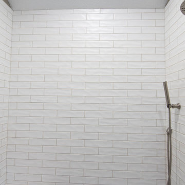 Timeless Primary Bathroom Remodel with Improved Storage & Layout