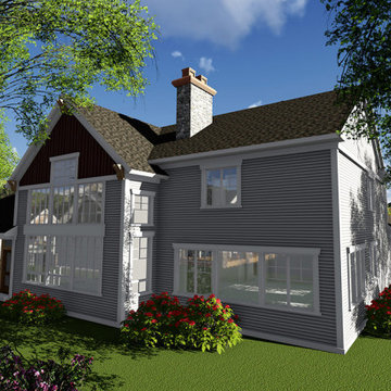Craftsman 1 1/2 Story Plan #58616