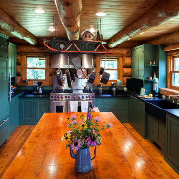 Rustic Elegance Log Home
