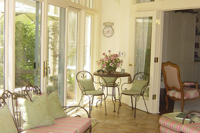 Ornate sunroom photo in Orange County