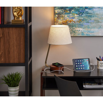 Louie AdessoCharge Table Lamp