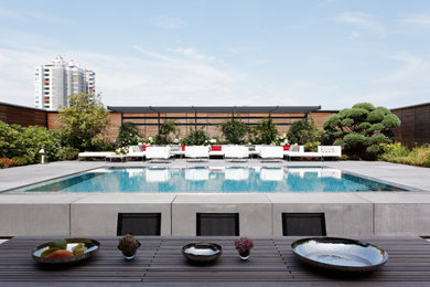 Pool-Dachgarten der Extraklasse