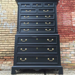 Charcoal Dresser - Custom Paint - Dressers