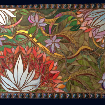 "Lotus Flowers" made for an outdoor patio overlooking Clearwater Beach