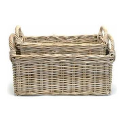 Wicker Baskets - Rectangular Wicker Log - Products
