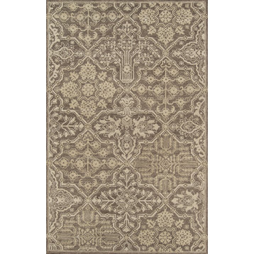 Cosette Cos-1 Rug, Brown, 2'x3'