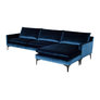 Midnight Blue Velour Seat/Black Matt Legs