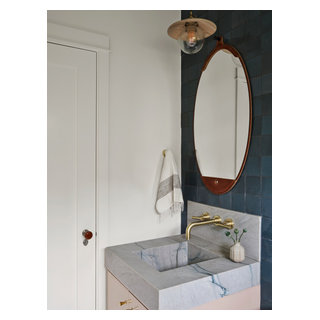 Cheviot Hills Transitional - Transitional - Powder Room - Los Angeles ...
