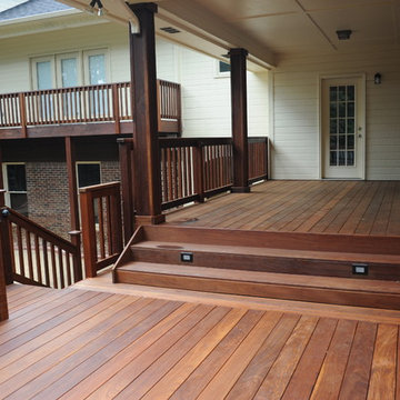 Ipe' Deck with Custom Ipe' Lattice