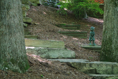 Inspiration for a stone landscaping in Richmond.