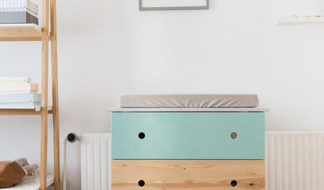 Ikea Hack: „Tarva“-Kommode wird zum farbenfrohen Wickeltisch