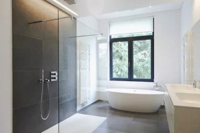Minimalist bathroom photo in Other