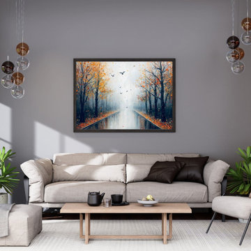 Versatile Statement Canvas Art for Multifunctional Spaces