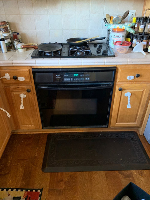 change countertops first and change appliances after a year