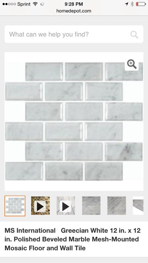 Backsplash with Dallas White Granite???
