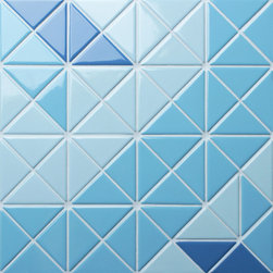 Artistic Pool Tile: Santorini Twist Blossom TR-SA-TBL2 - Mosaic Tile