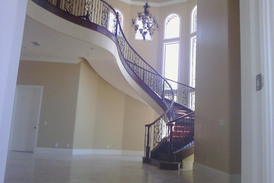 Inspiration for a timeless staircase remodel in Las Vegas
