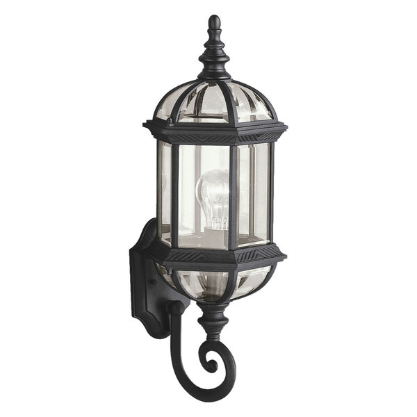 Kichler 9736BK 1-Light Outdoor Wall Mount Barrie Black