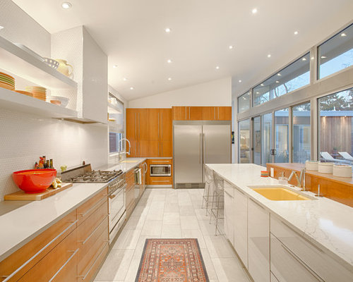 25+ Best Midcentury Modern Galley Kitchen Ideas & Designs | Houzz