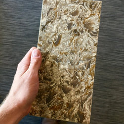 A beautiful marble slab sample from Nustone Quartz! - Kitchen Countertops