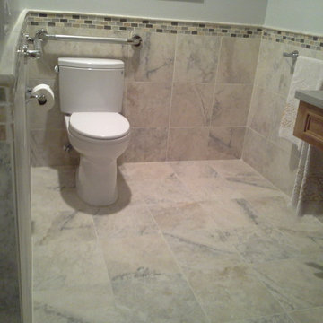 Roll In Shower Bathroom Remodel _ Aging in Place