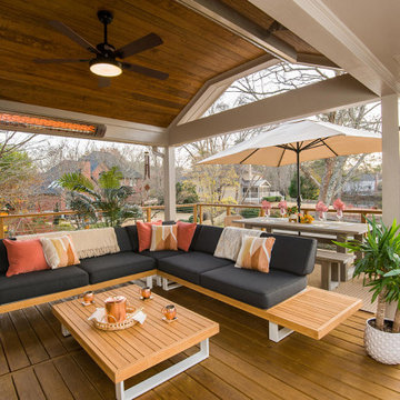 Modern Open Porch and Deck