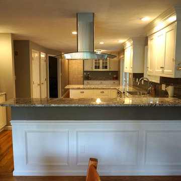 Frosty White beaded inset kitchen in Milford