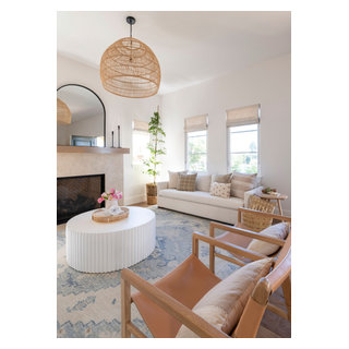 Scandi Meets Californian Style - Beach Style - Living Room - San ...
