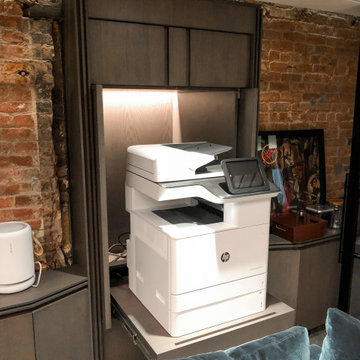 Powered Printer Pullout