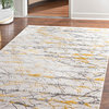 Unique Loom Anne Finsbury Rug, Yellow and Gray, 9'x12'