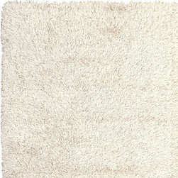 Motion Cowhides Area Rug in White - Area Rugs