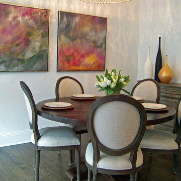 Contemporary Townhouse In The Country -- Kitchen Dining