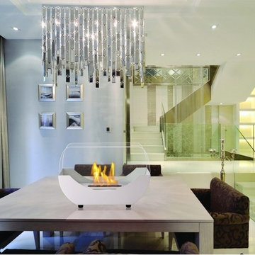 White Liberty Tabletop Fireplace
