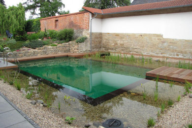 Privater Schwimmteich in Osterfeld