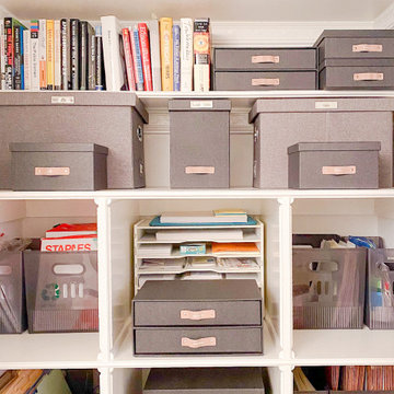 Organizing a Kids study space or home office