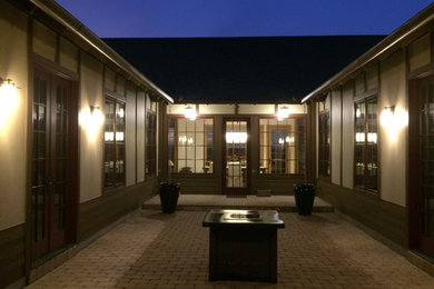Example of an asian home design design in Austin