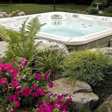 Hot Tub Set-in-Garden Installation (Long Island/NY):