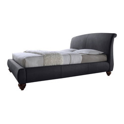 DG Casa - Fairmont Linen Bed - Sleigh Beds