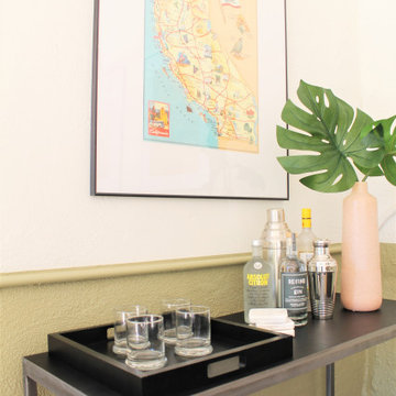 Bar in Los Angeles Garage Staging