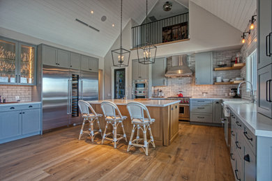 Inspiration for a cottage kitchen remodel in Other