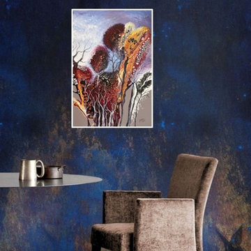Landscape Paintings, unique, ready to hang
