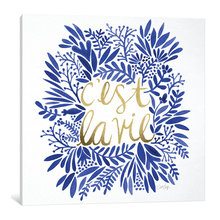 Art blue and white