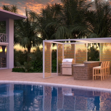 Poolside Cabana, Mixed Project Photos